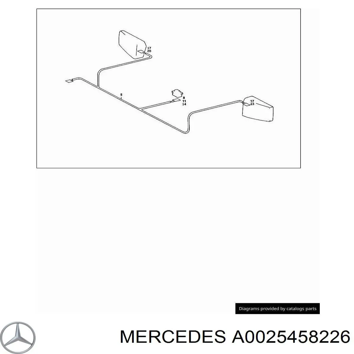 A0025458226 Mercedes 