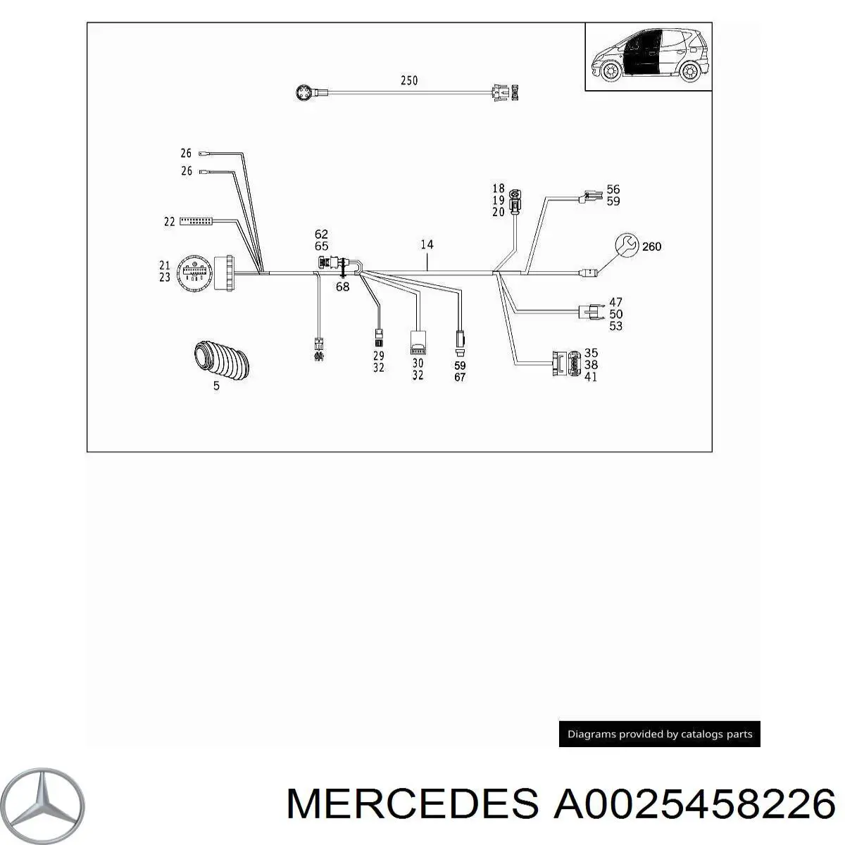  Mercedes 0025458226 цена, от 3.80 USD