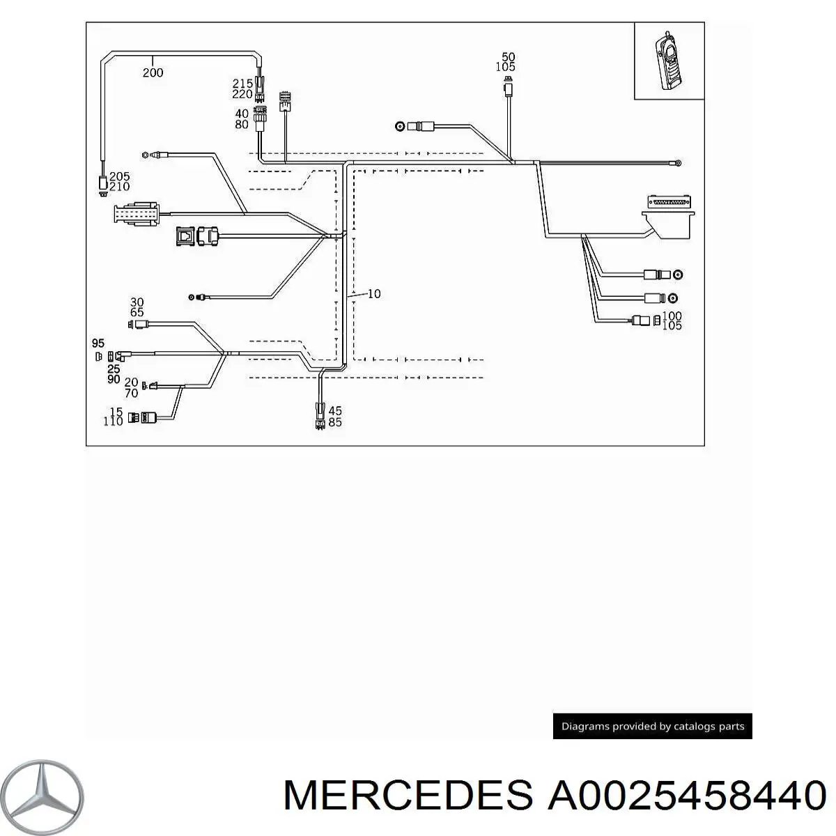  A0025458440 Mercedes