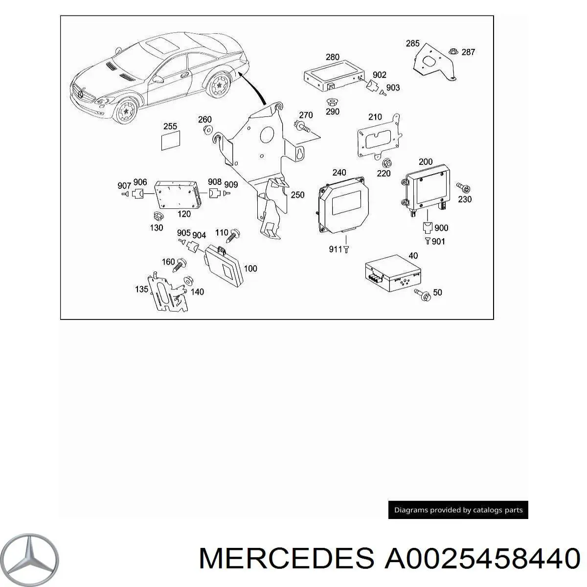  Mercedes A0025458440 цена, от 0.59 USD