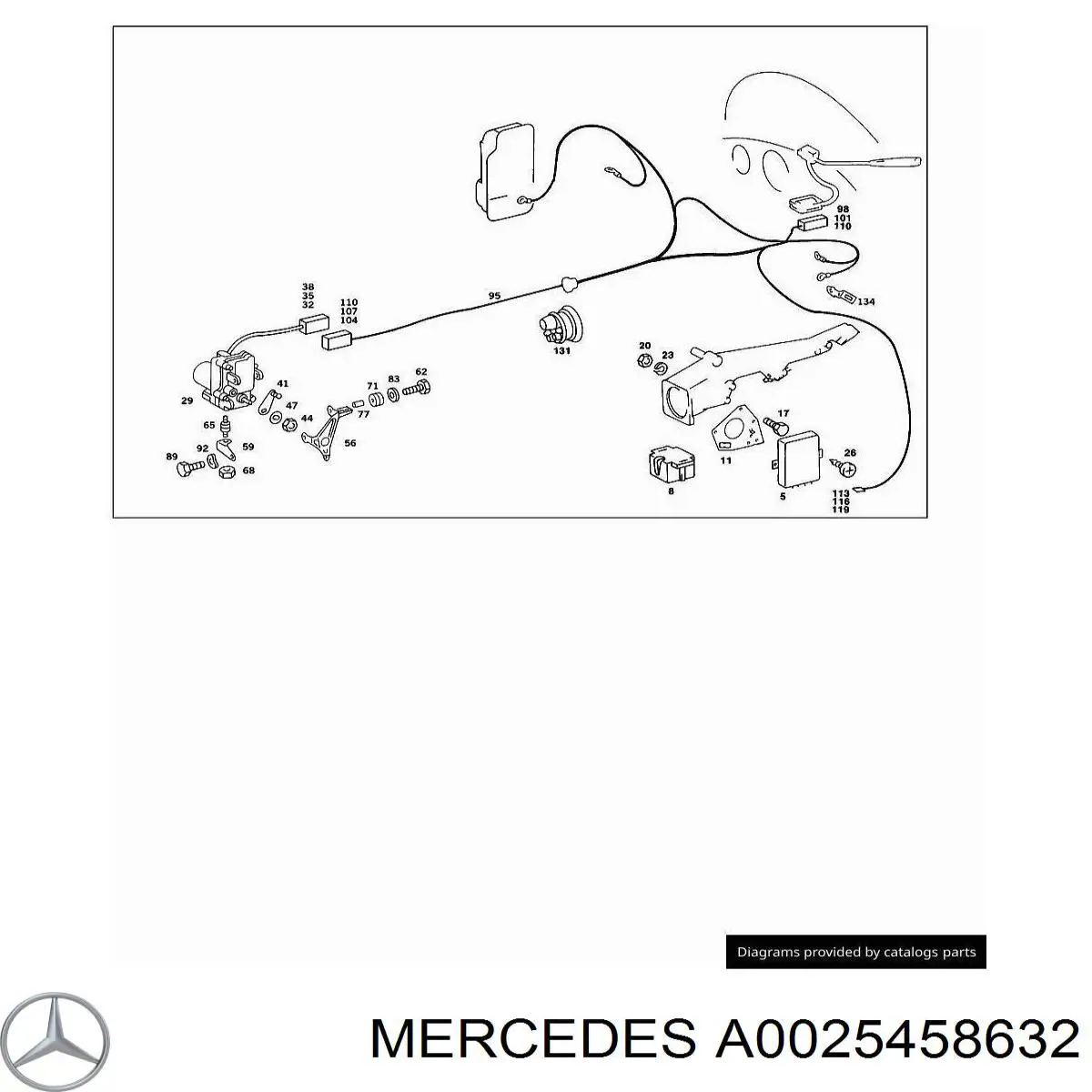 A0025458632 Mercedes 