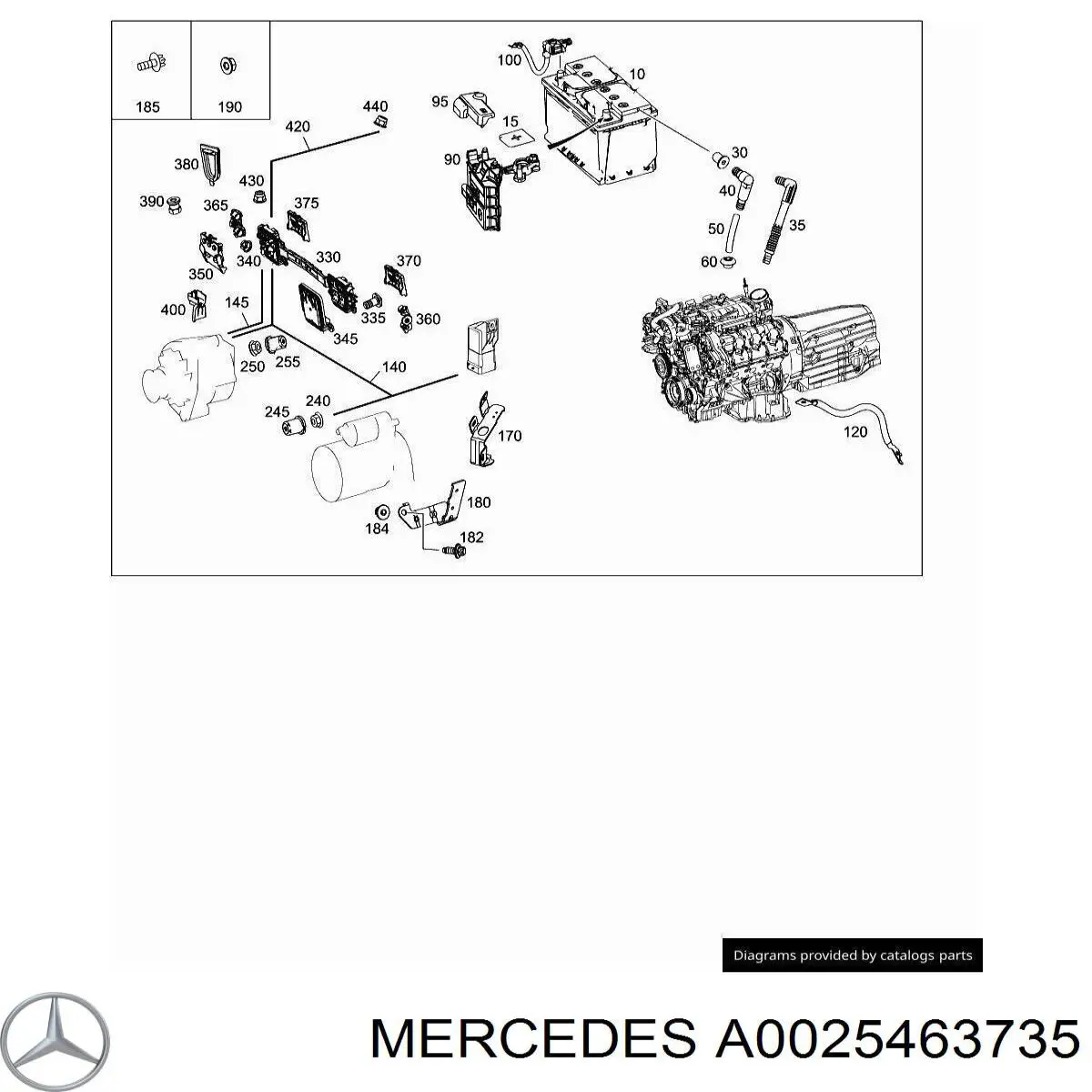  Mercedes A0025463735 цена, от 8.78 USD