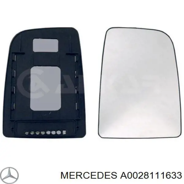 A0028111633 Mercedes зеркальный элемент зеркала заднего вида правого