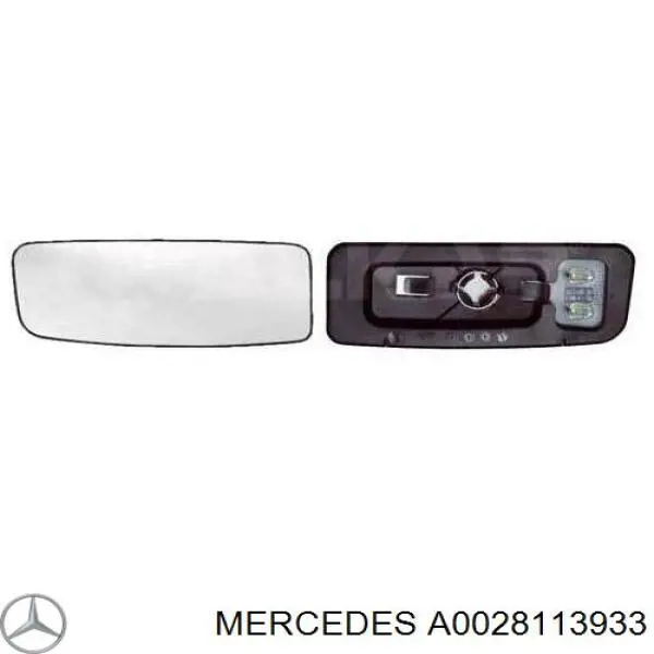 A0028113933 Mercedes зеркальный элемент зеркала заднего вида левого