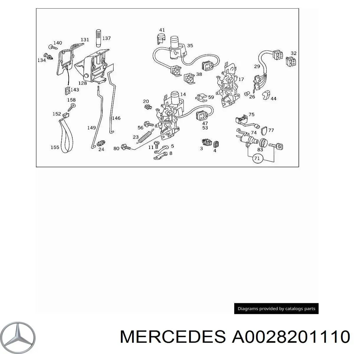  Mercedes A0028201110 цена, от 187.04 USD