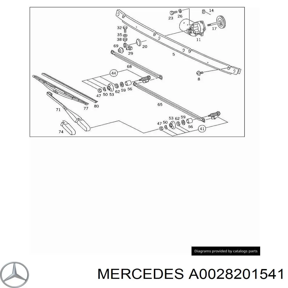 A0028201541 Mercedes 