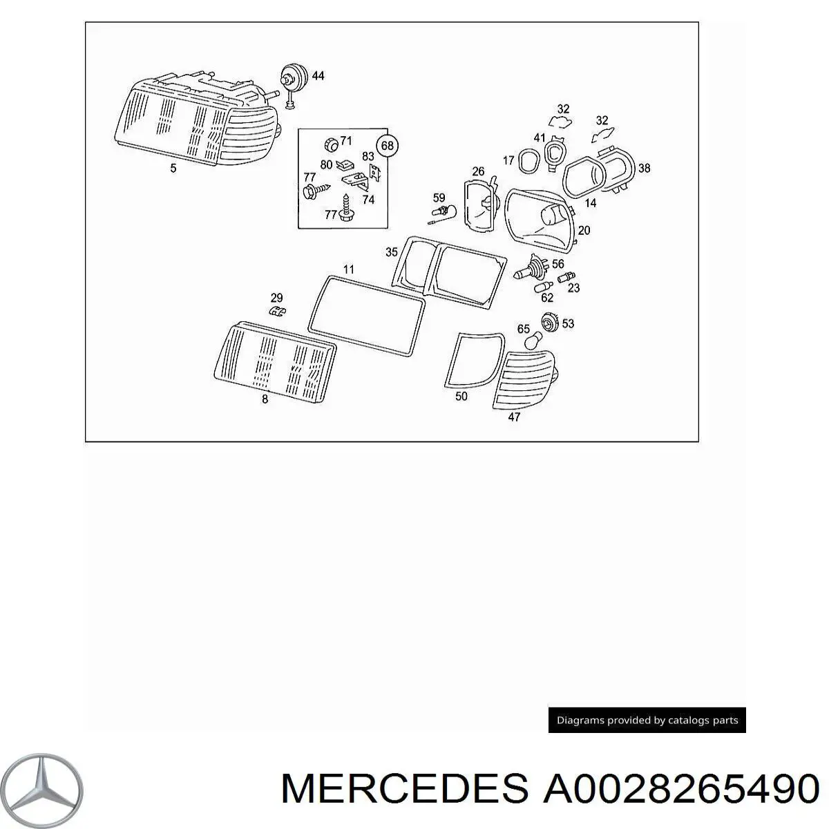 A0028265490 Mercedes 