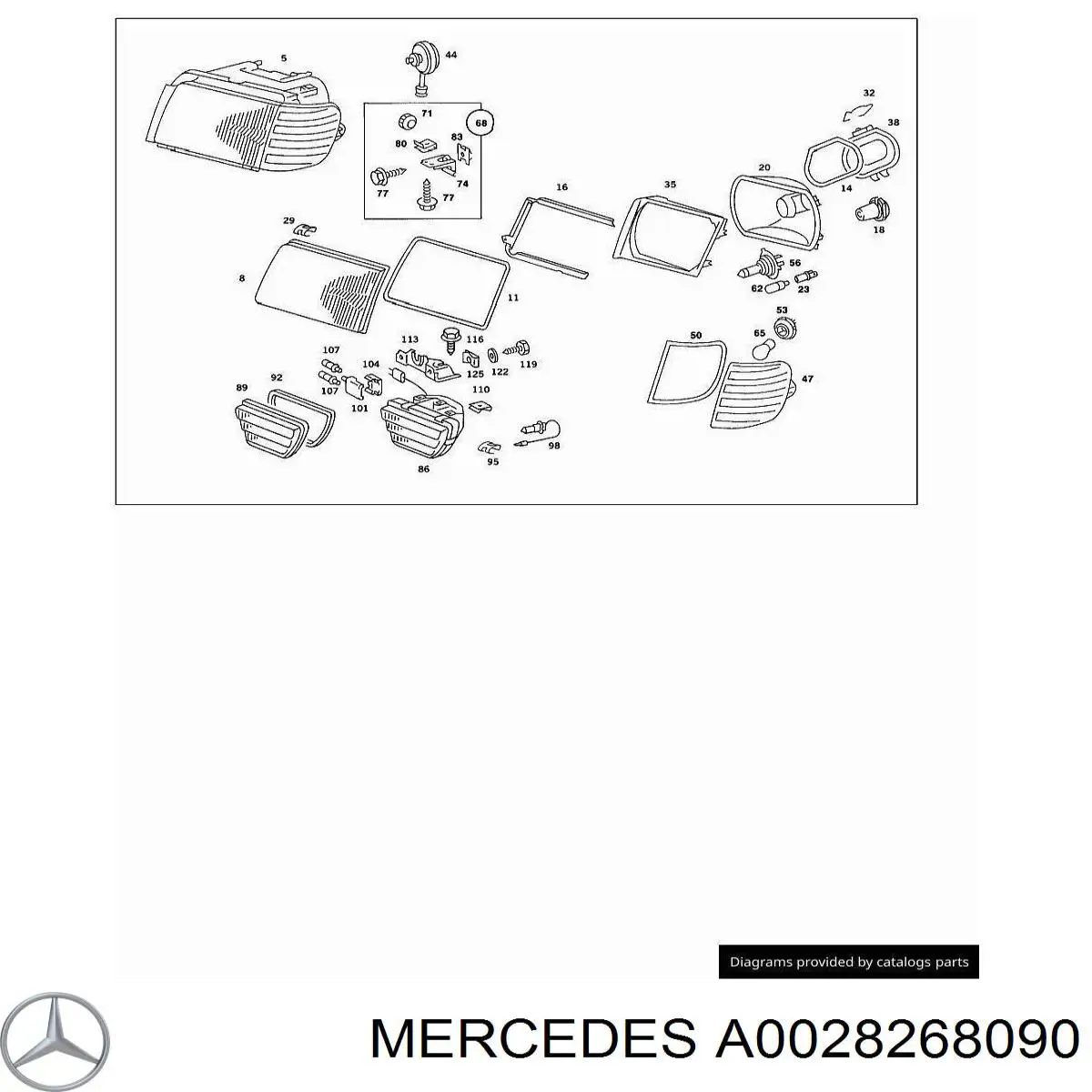 A0028268090 Mercedes 