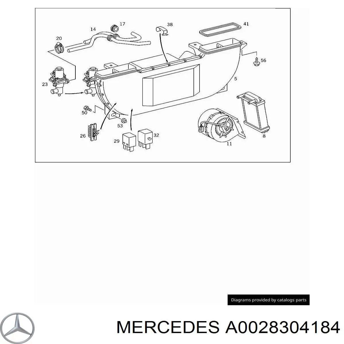 A0028304184 Mercedes 