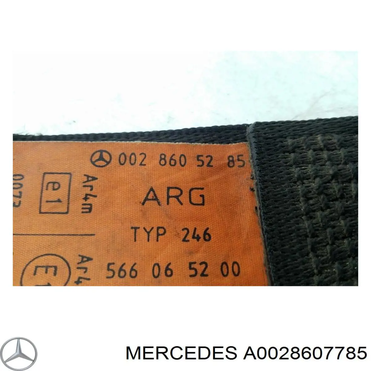 Ремень безопасности передний правый Mercedes A0028607785 цена, от 9.88 USD