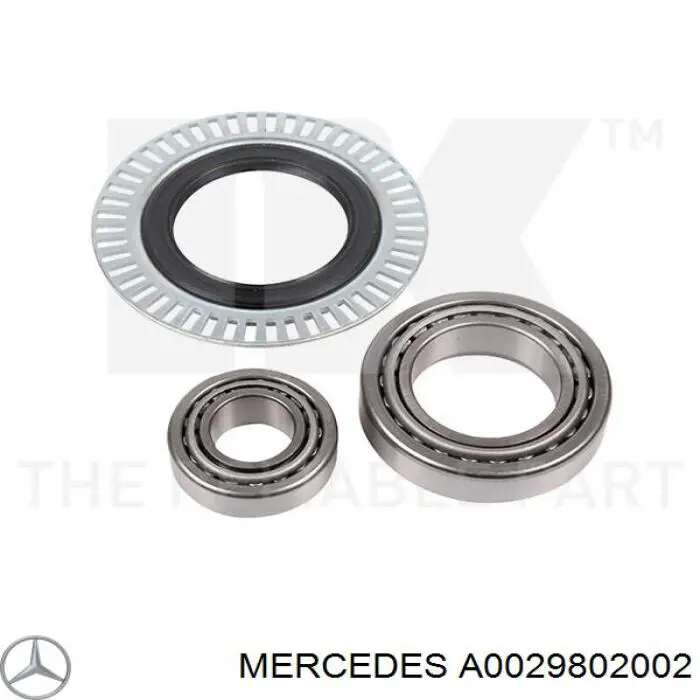 Передний подшипник колеса Mercedes 0029806502