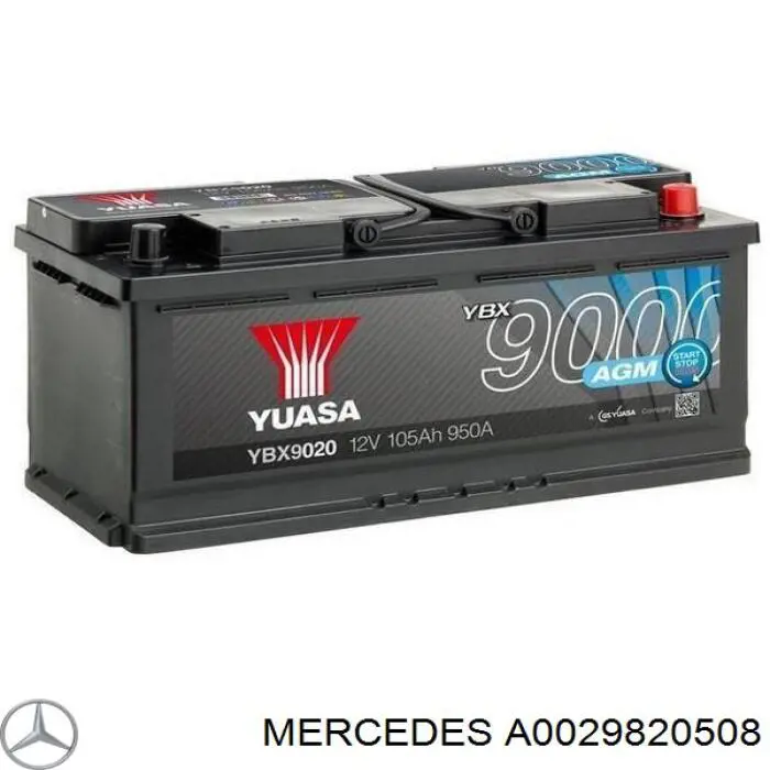 Аккумулятор A0029820508 Mercedes