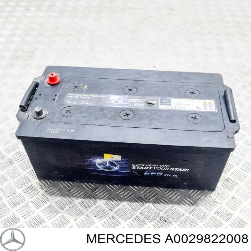 Аккумулятор Mercedes A002982200828
