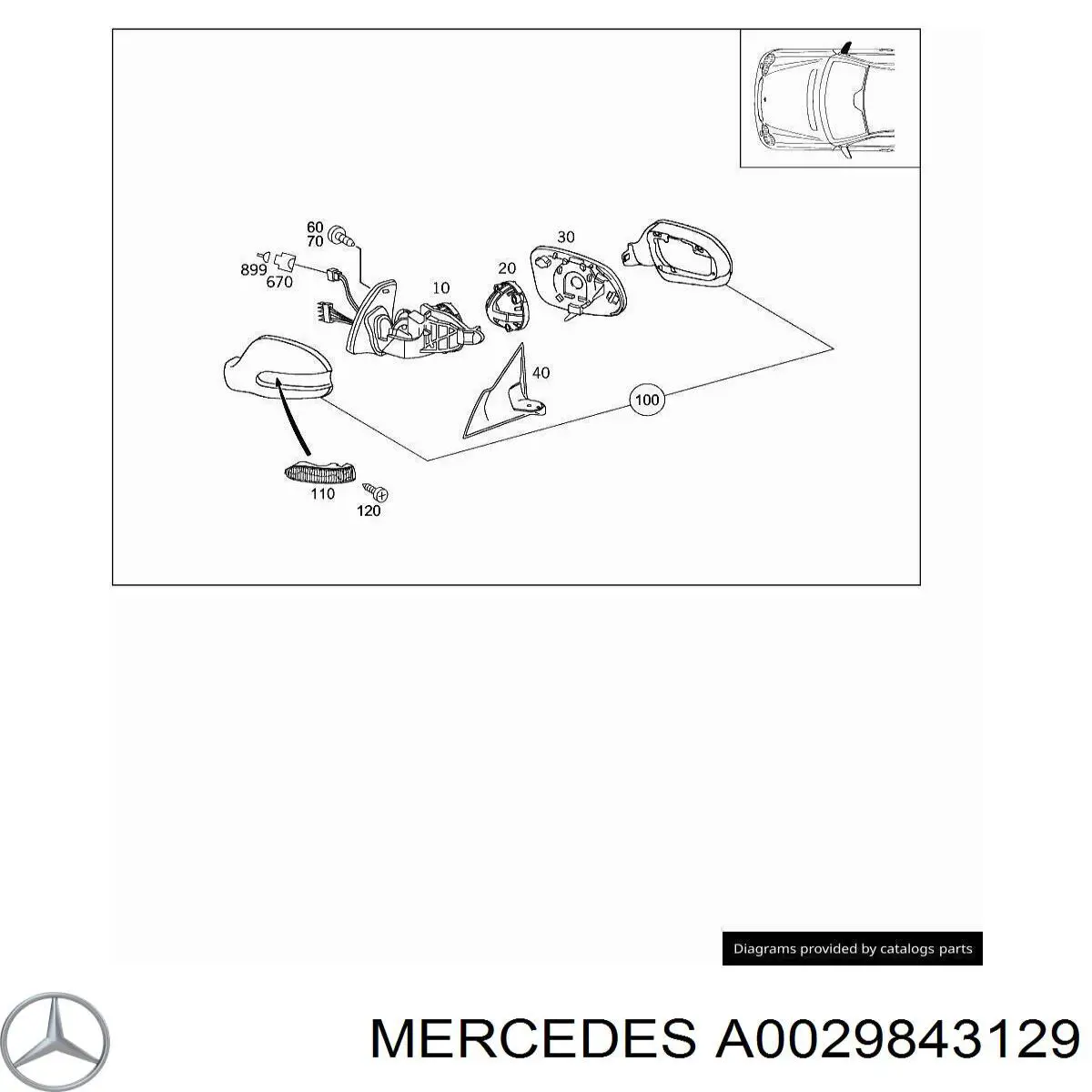  Mercedes A0029843129 цена, от 1.00 USD