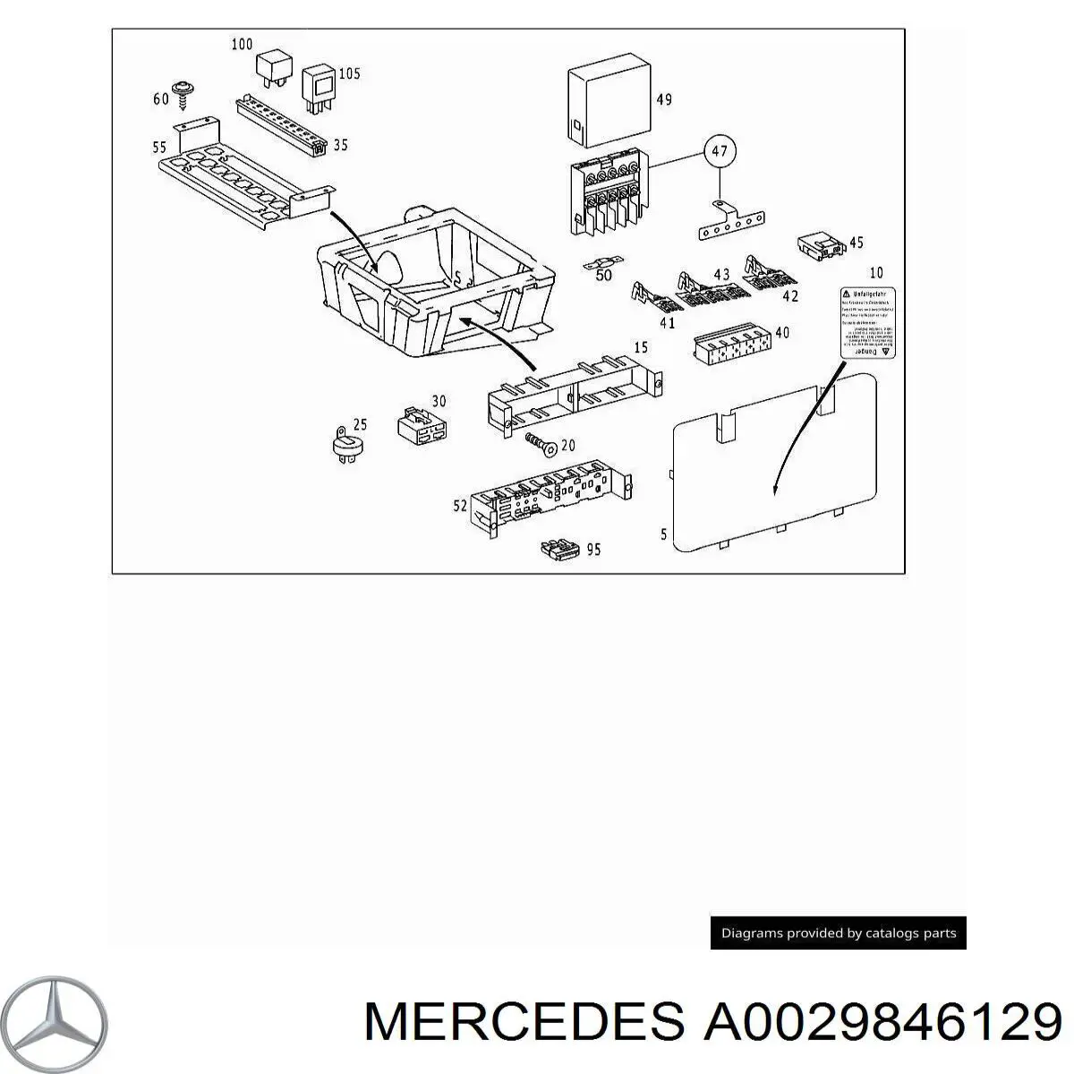  Mercedes A0029846129 цена, от 1.70 USD