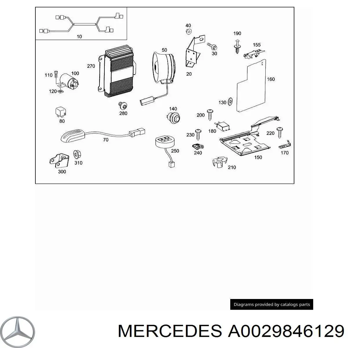 Купить A0029846129 Mercedes 