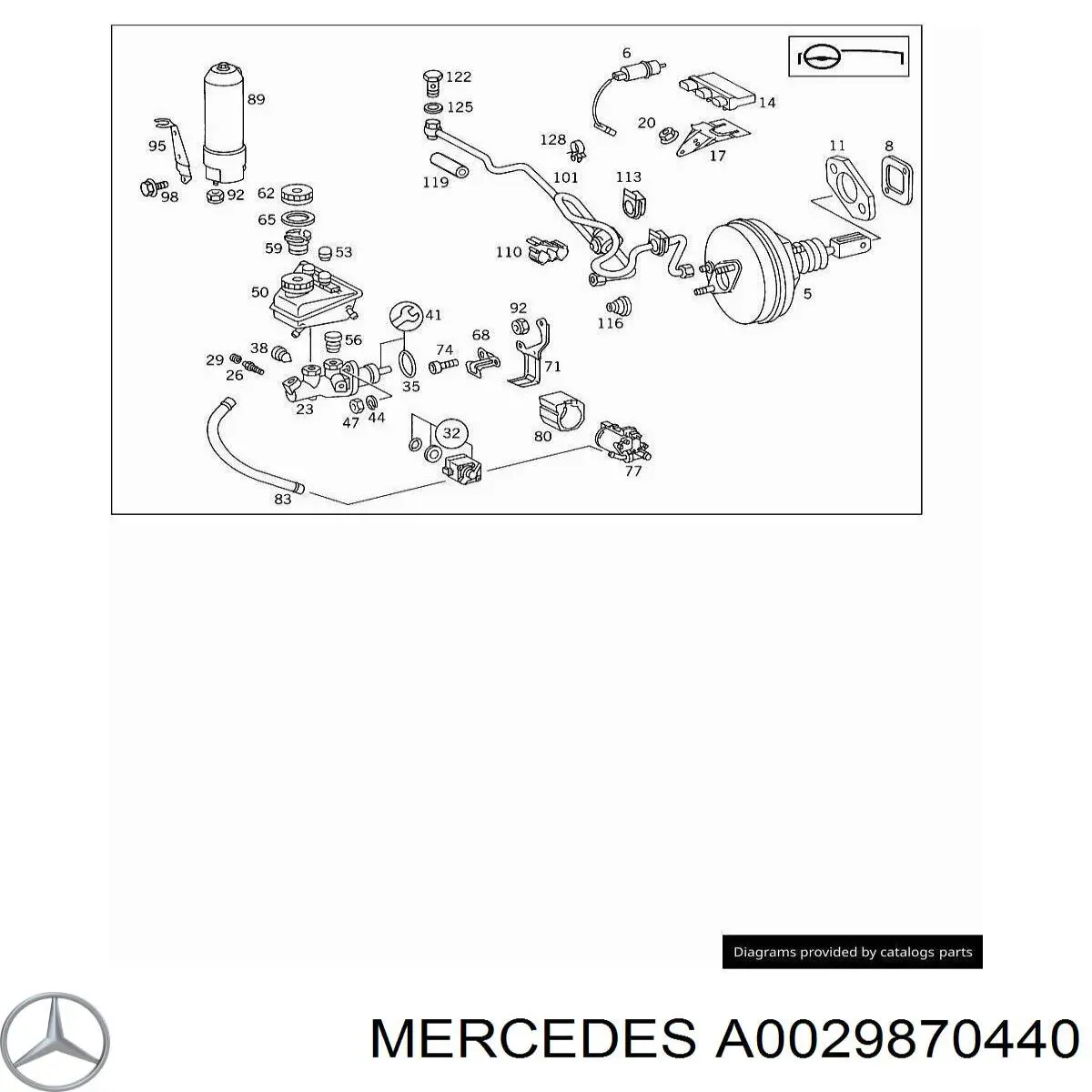 0029870440 Mercedes 