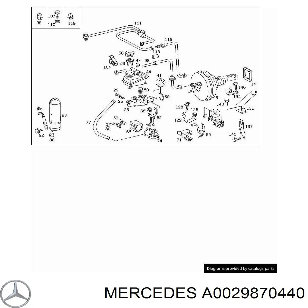  Mercedes A0029870440 цена, от 4.27 USD