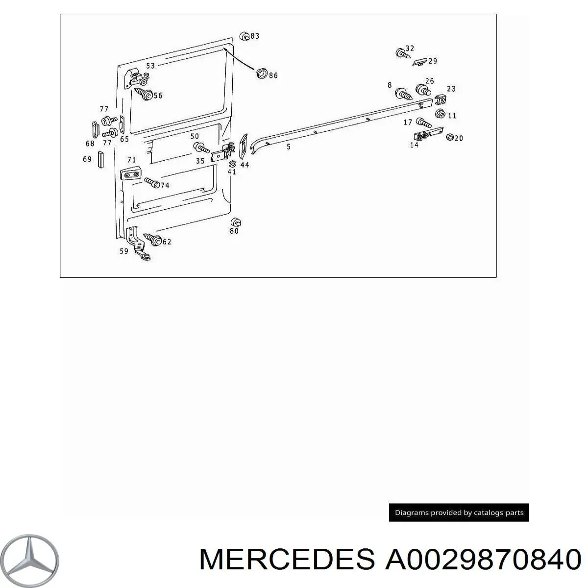  Mercedes A0029870840 цена, от 6.51 USD