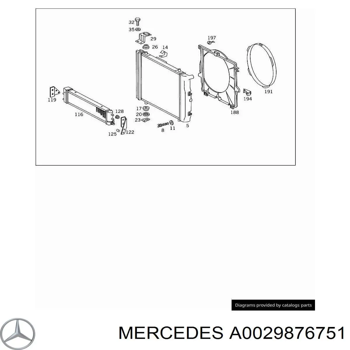  Mercedes A0029876751 цена, от 210.23 USD