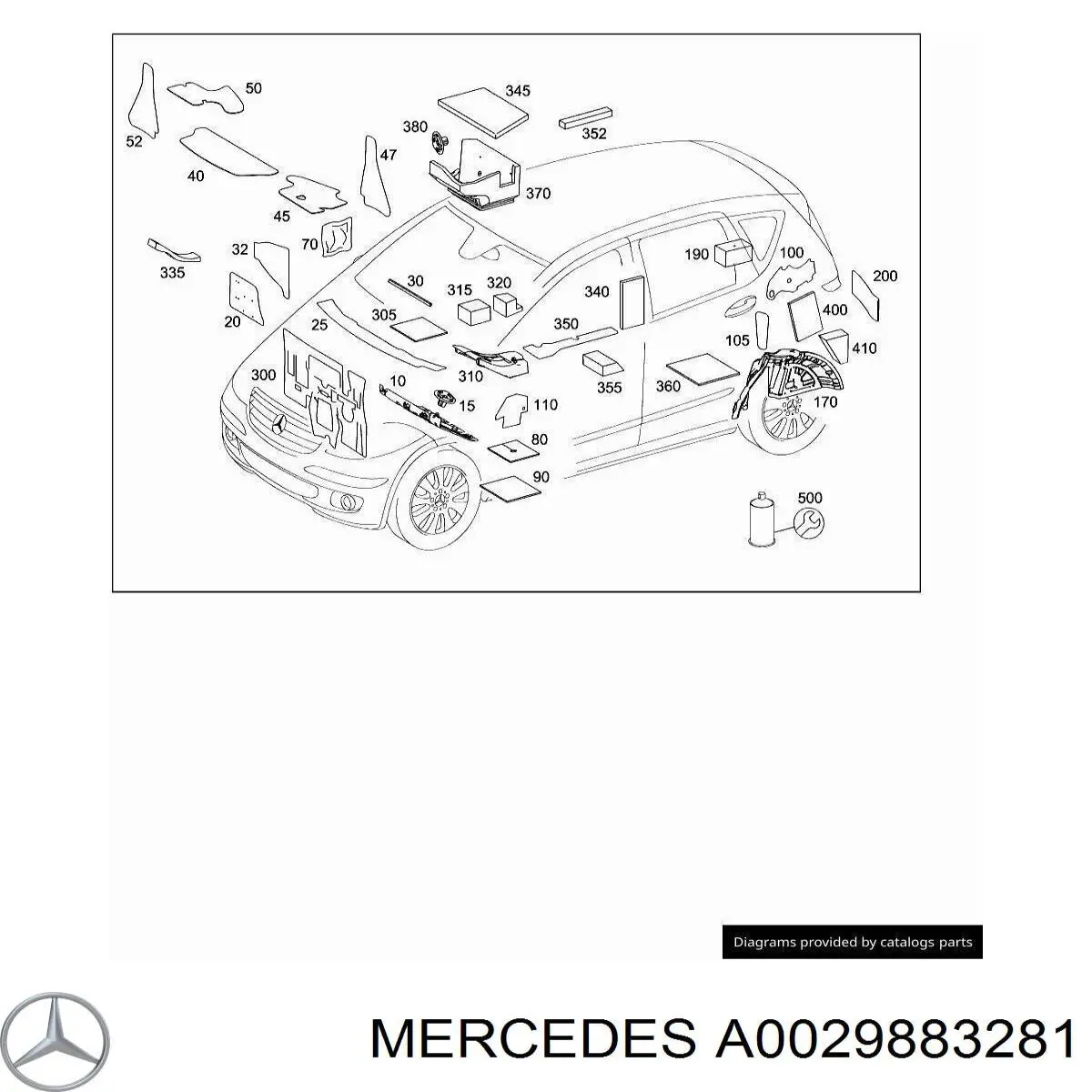  0029883281 Mercedes