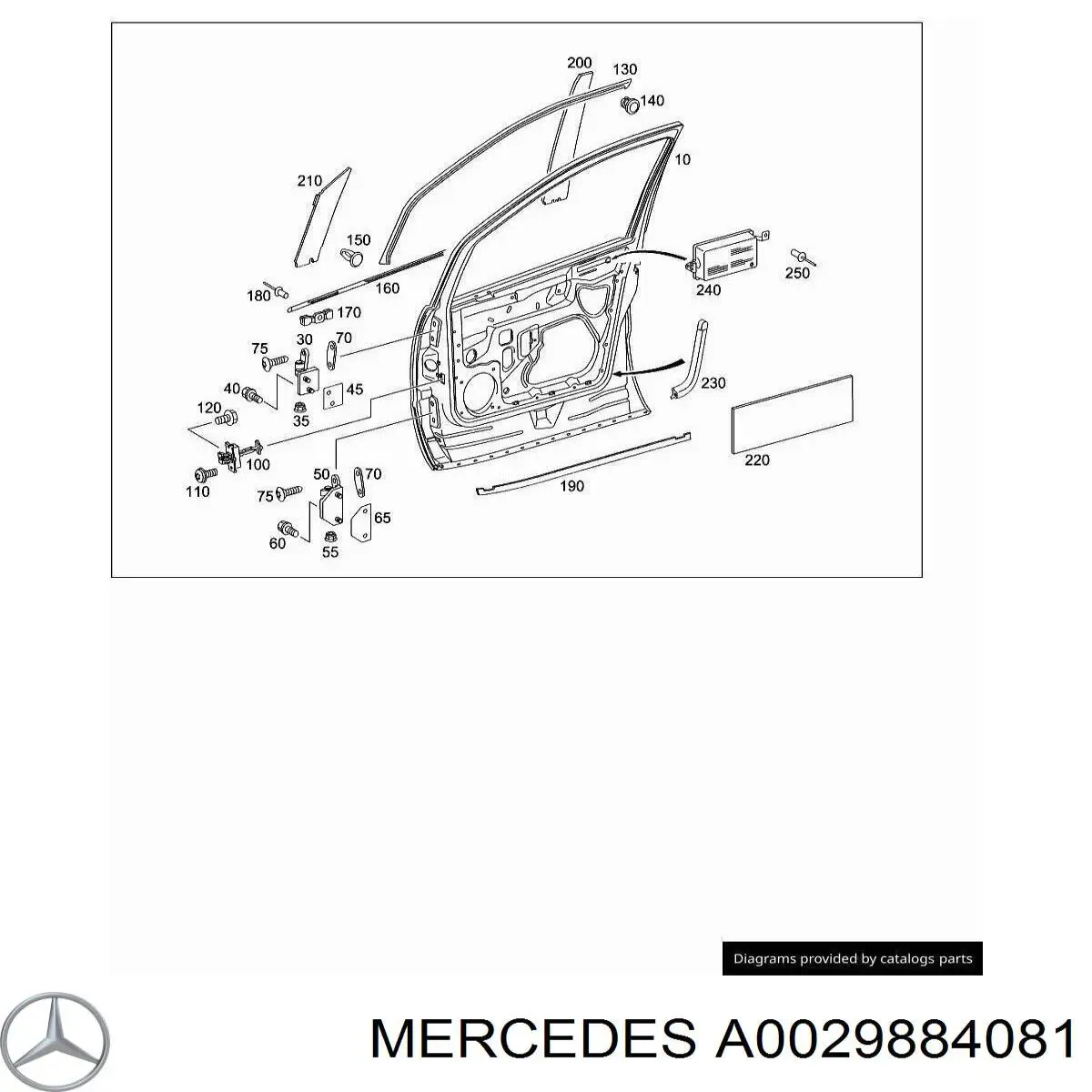 A0029884081 Mercedes 