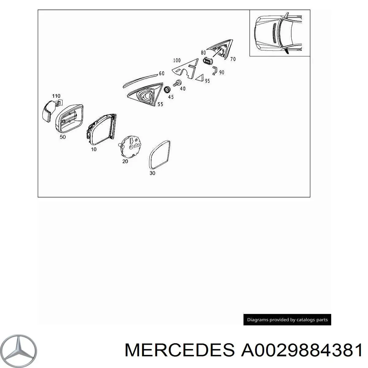 A0029884381 Mercedes 