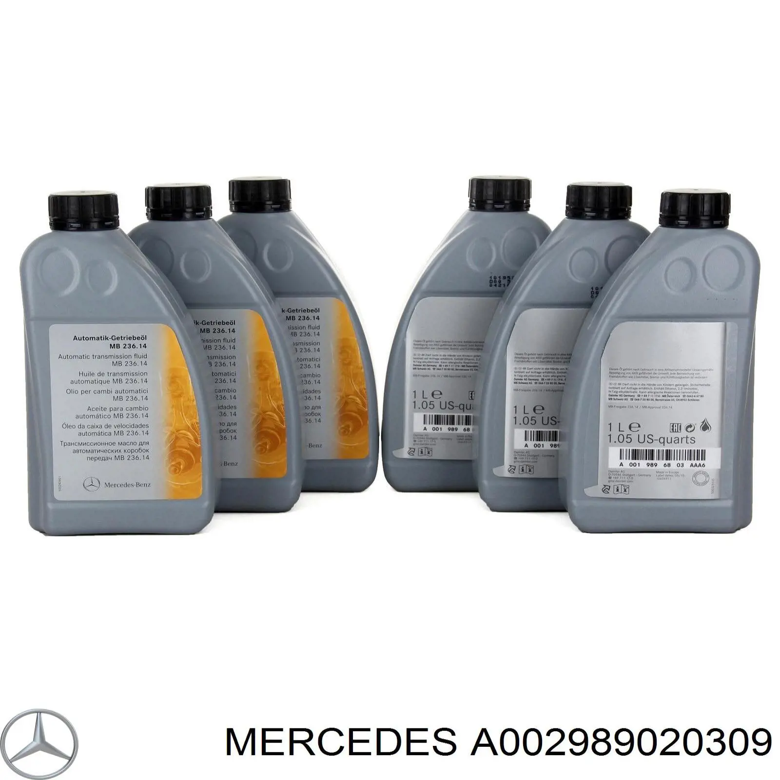 002989020309 Mercedes Масло в коробку передач