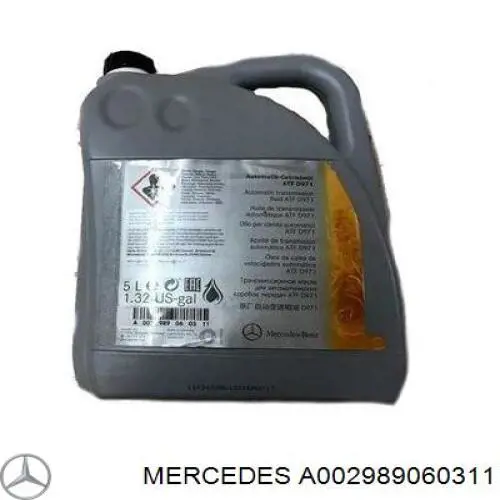A002989060311 Mercedes Масло в коробку передач