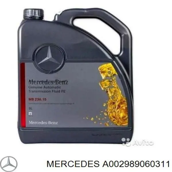 Масло трансмиссионное Mercedes A002989060311 цена, от 41.84 USD