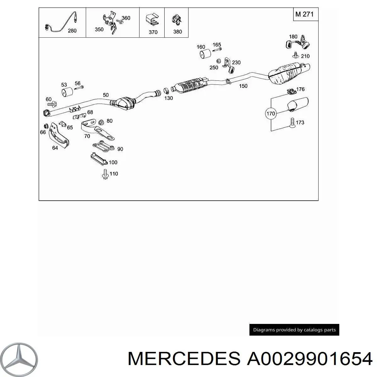  Mercedes A0029901654 цена, от 1.69 USD