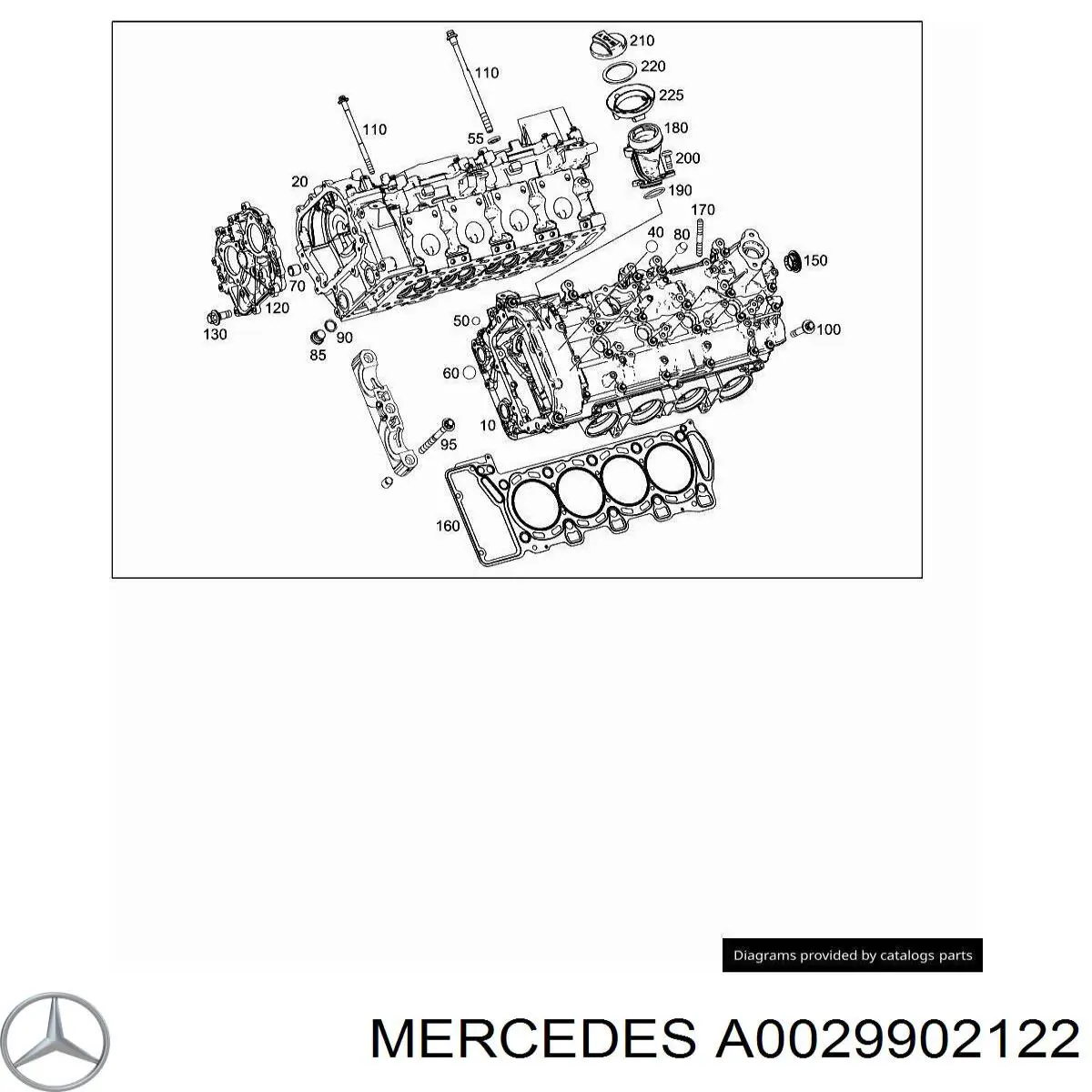  Mercedes A0029902122 цена, от 4.08 USD