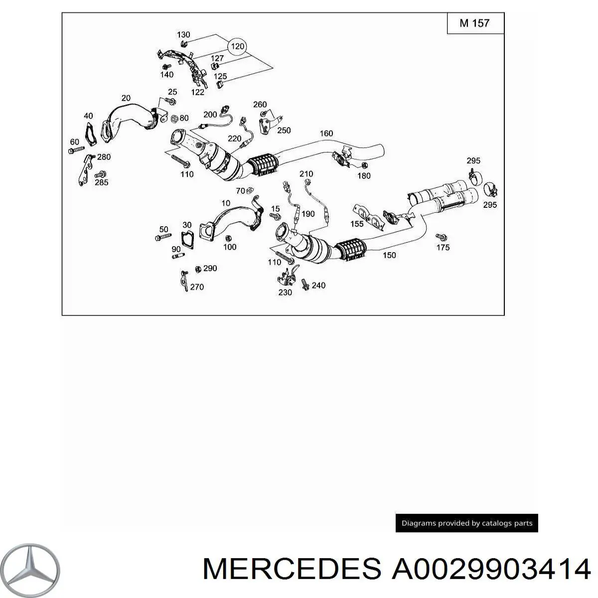 Купить A0029903414 Mercedes 