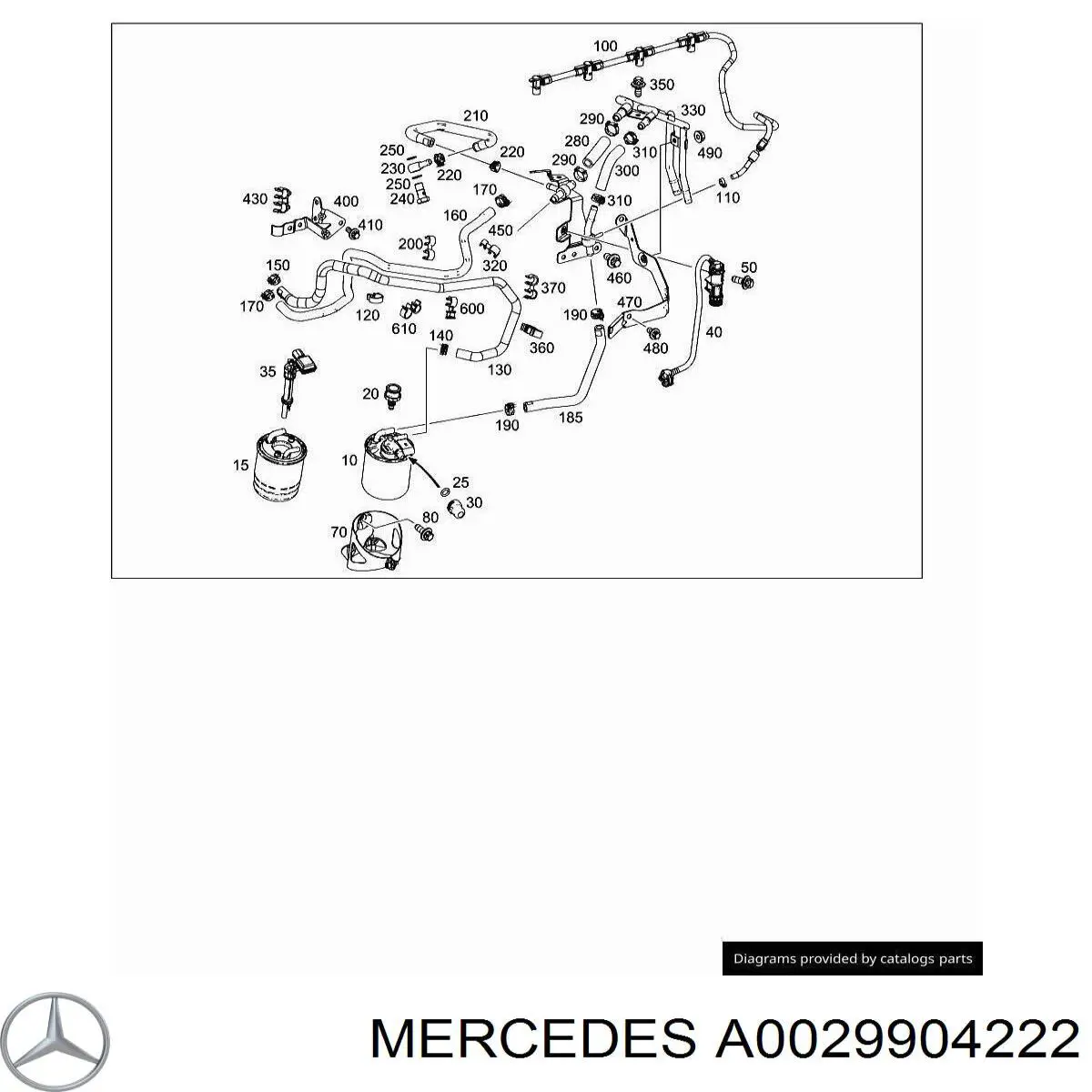 A0029904222 Mercedes 