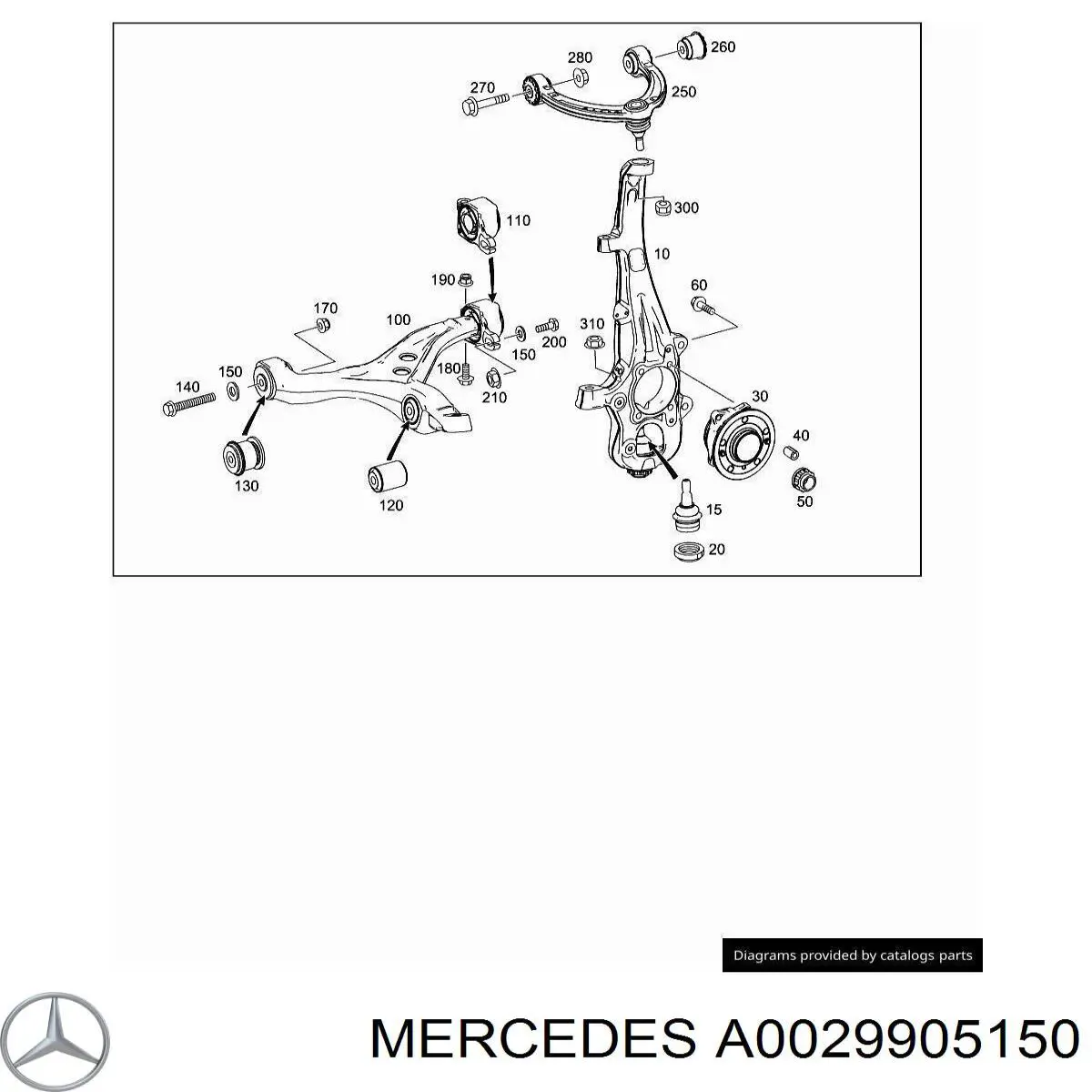  Mercedes A0029905150 цена, от 144.69 UAH