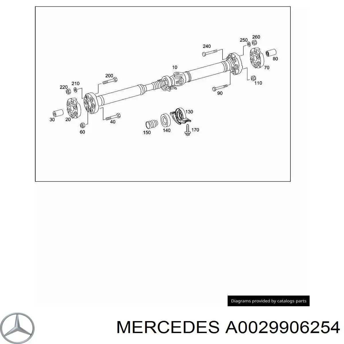 0029906254 Mercedes 