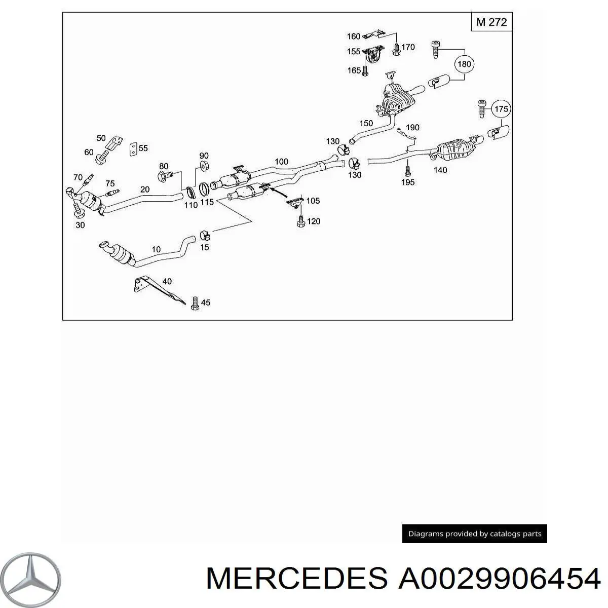 Гайка выпускного коллектора Ford 4499308