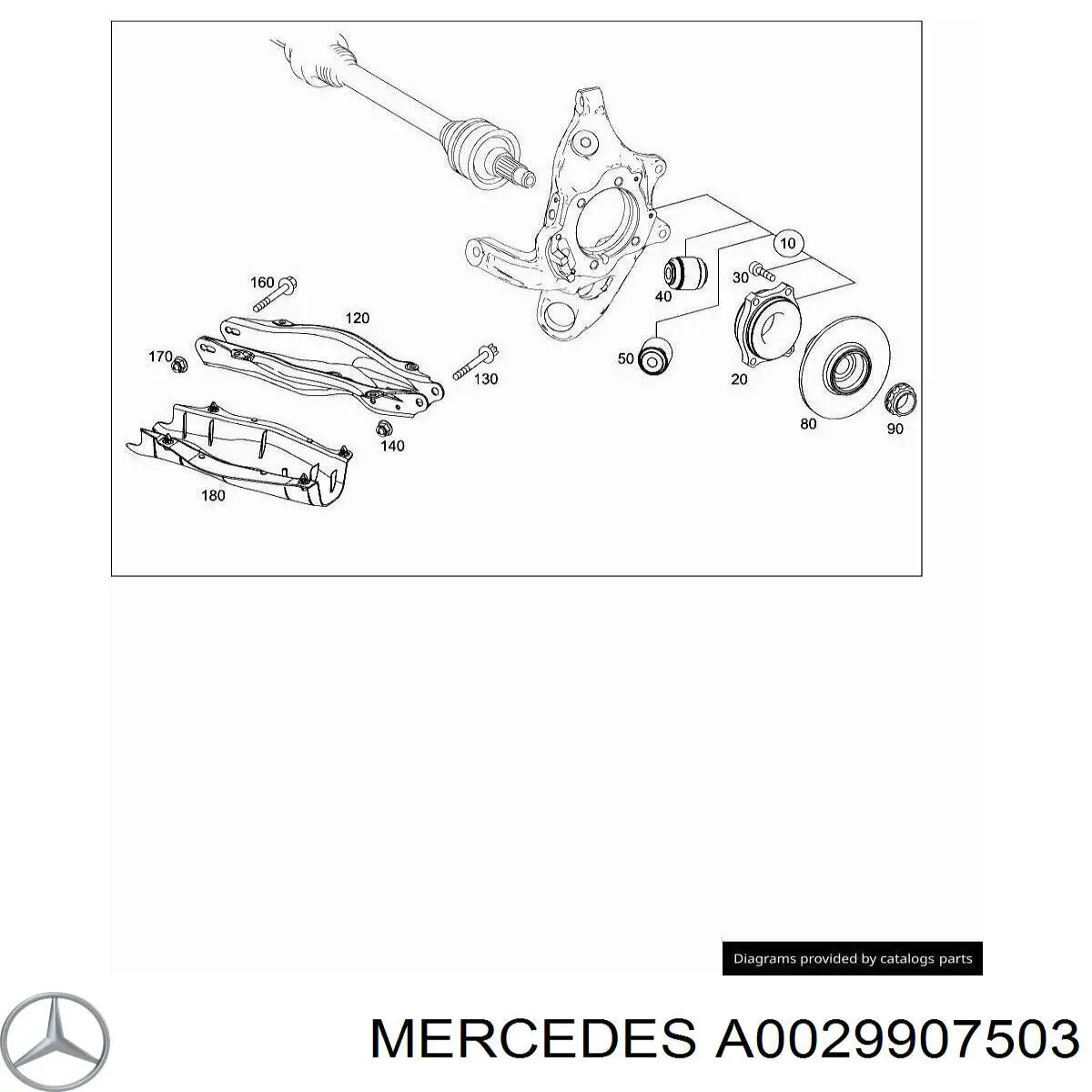  Mercedes A0029907503 цена, от 13.10 USD