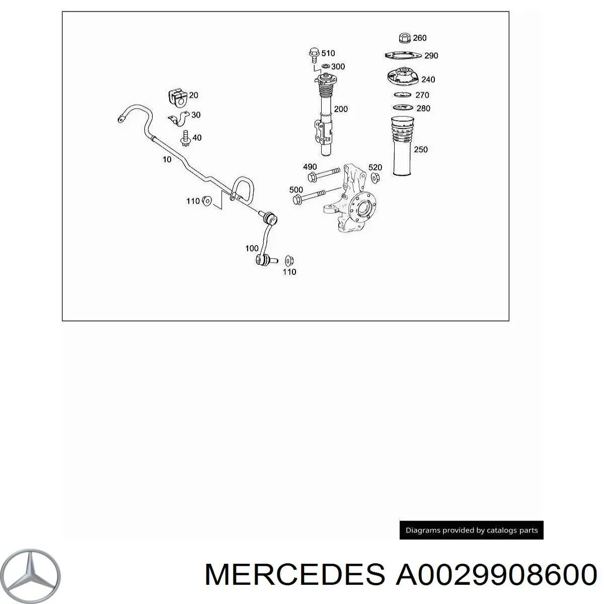 A0029908600 Mercedes 