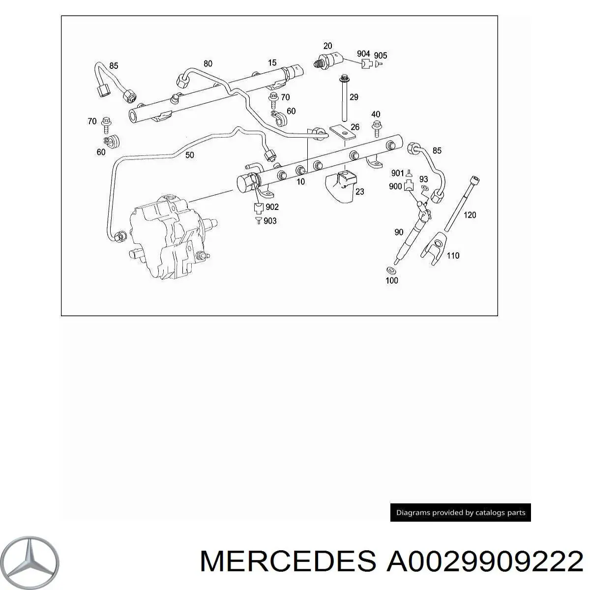 A0029909222 Mercedes 