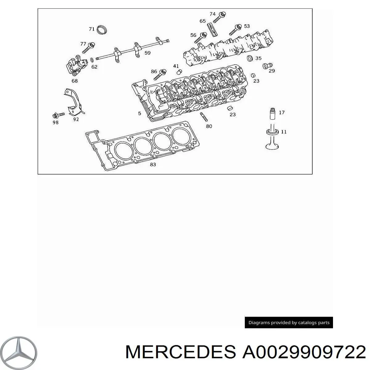  A0029909722 Mercedes