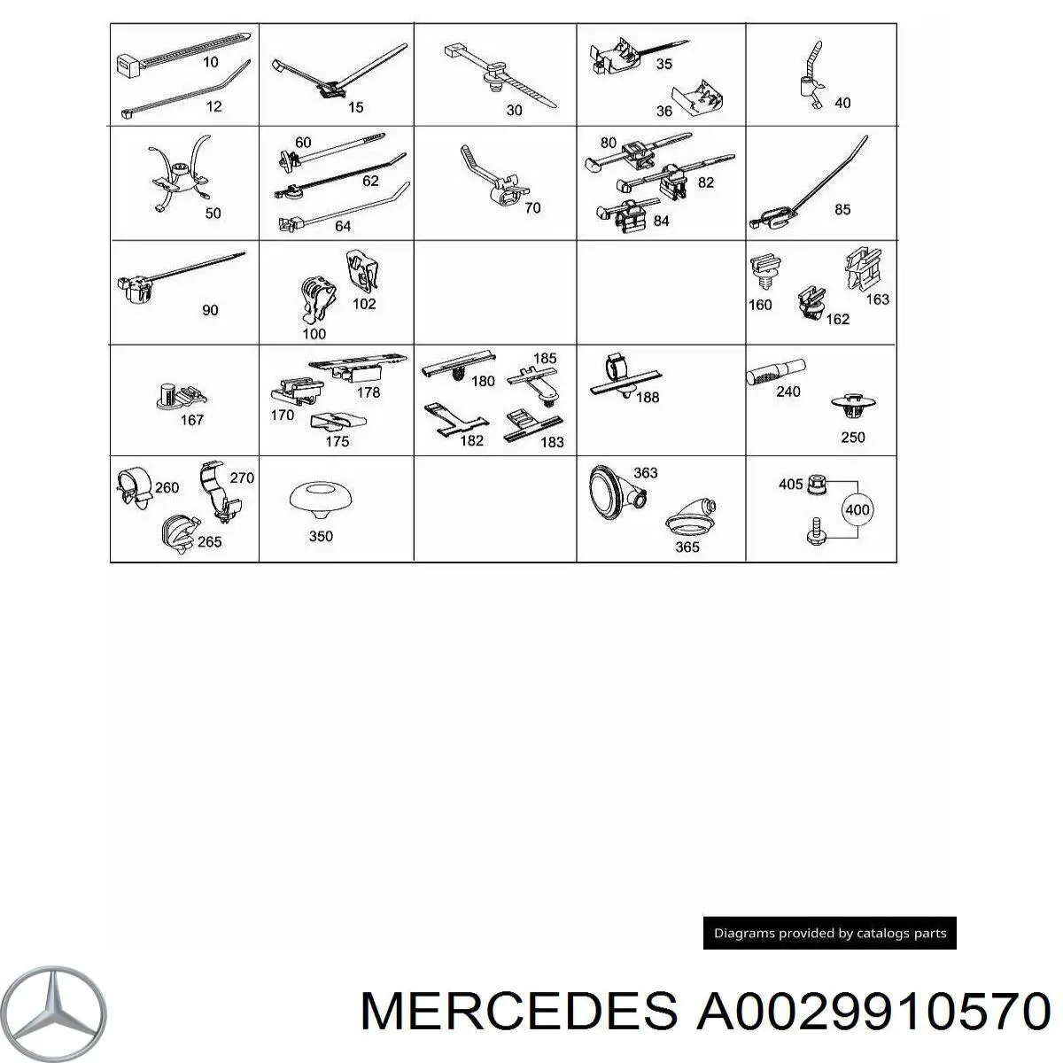Купить A0029910570 Mercedes 