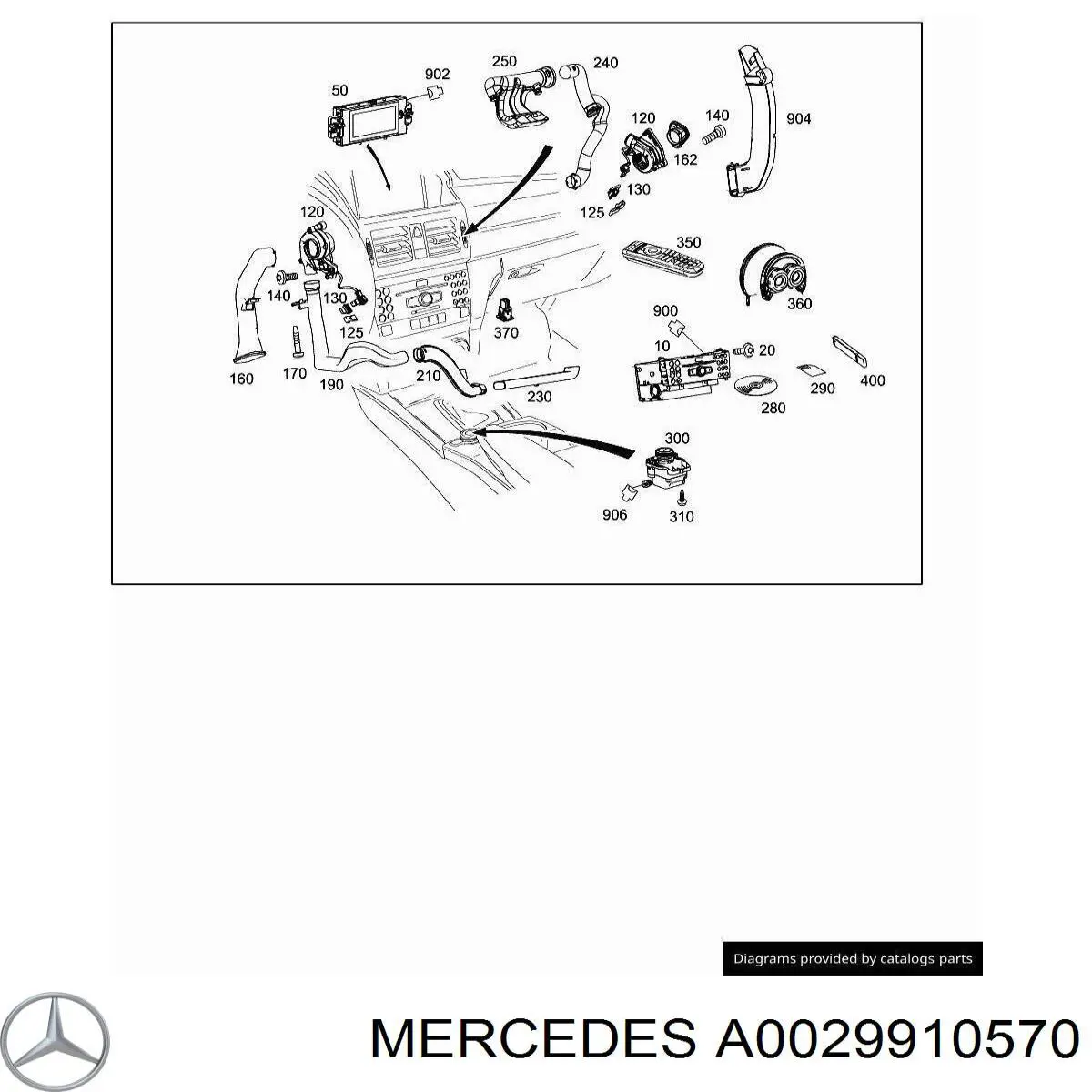  Mercedes A0029910570 цена, от 1.69 USD