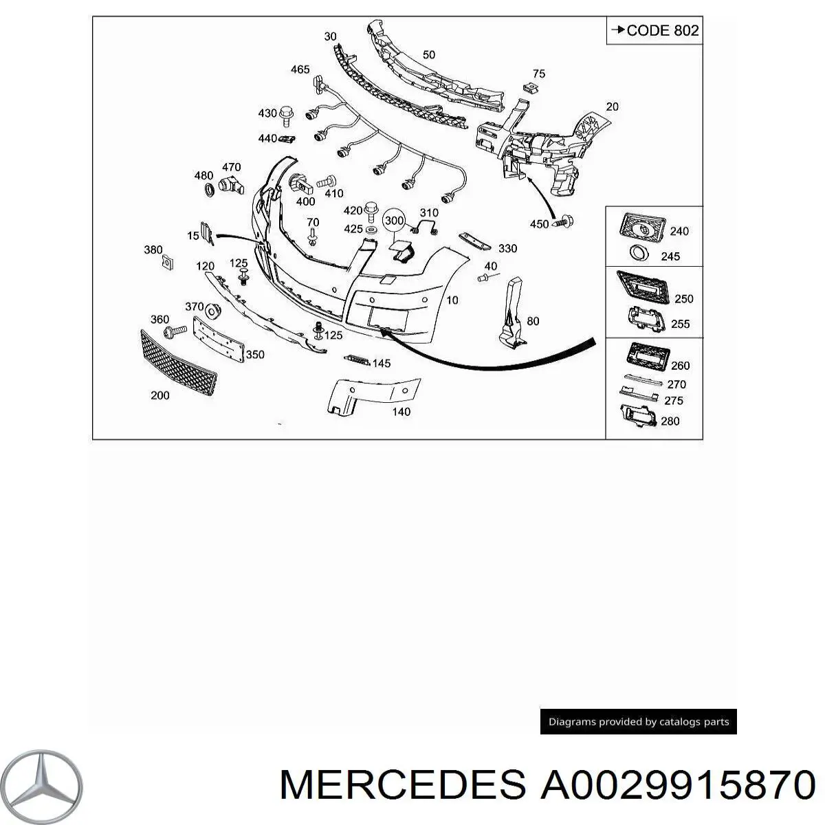  A0029915870 Mercedes