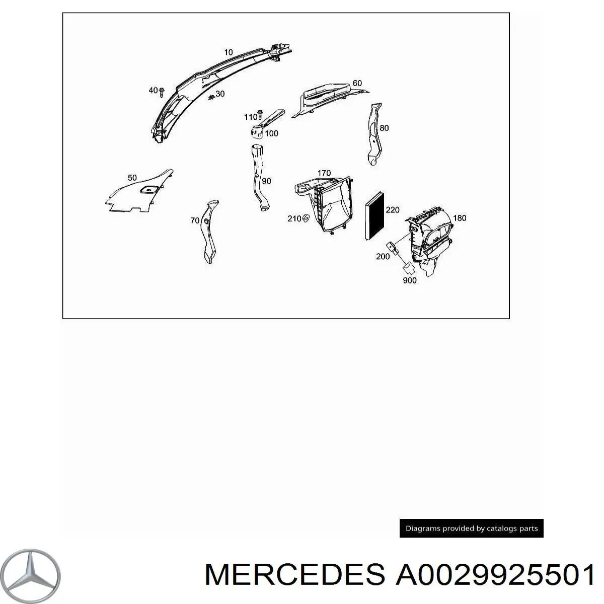  A0029925501 Mercedes