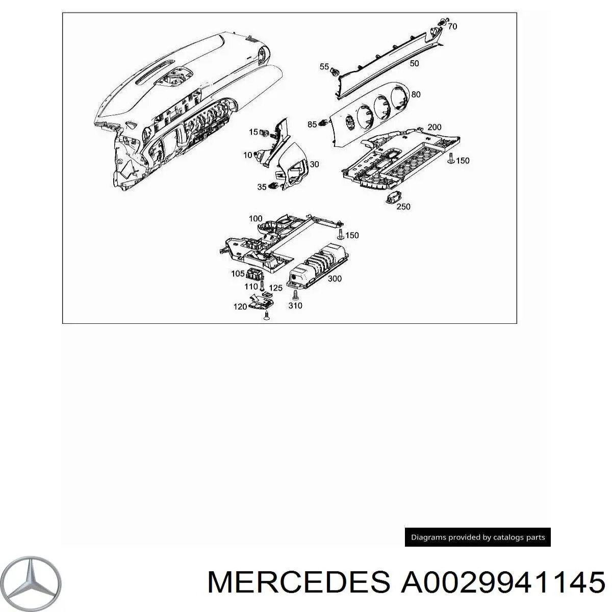 Купить A0029941145 Mercedes 