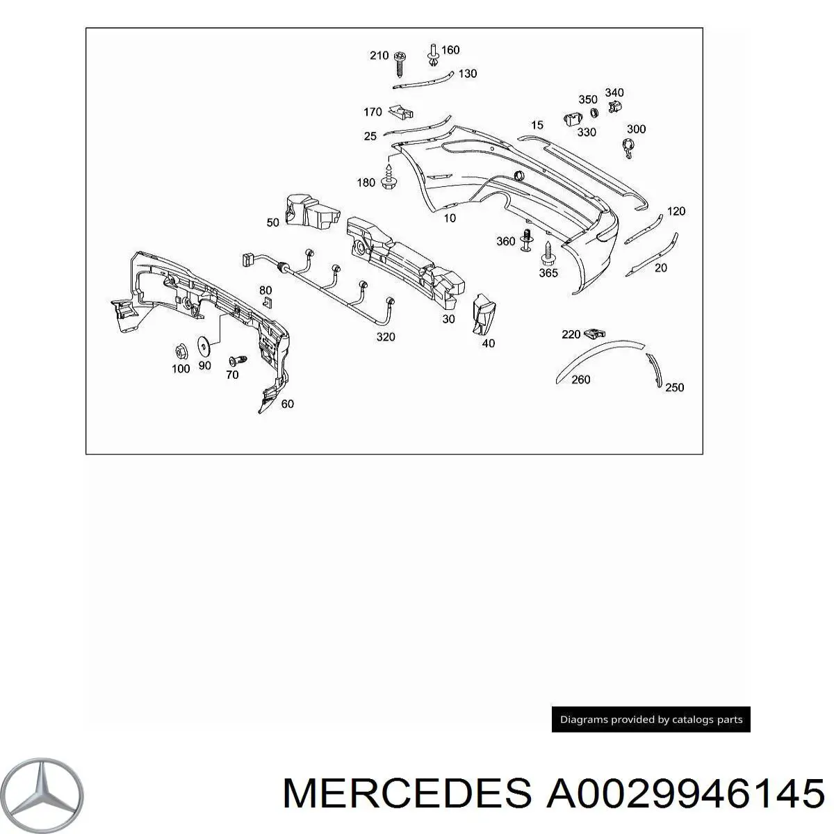  Mercedes A0029946145 цена, от 2.36 USD