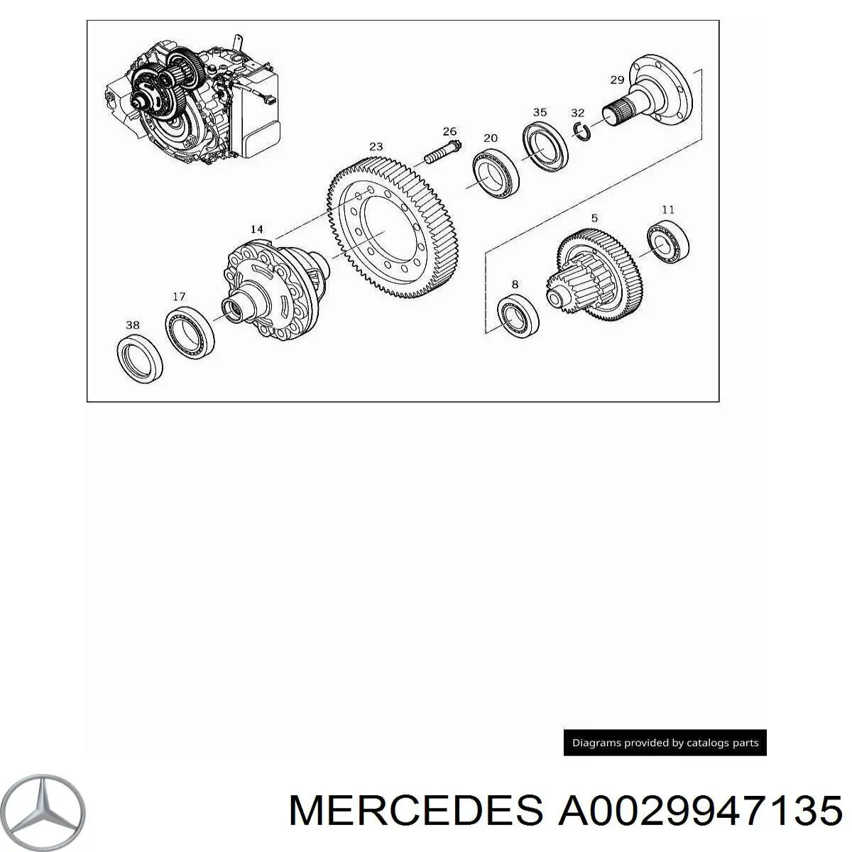  0029947135 Mercedes