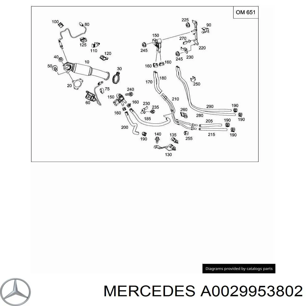  A0029953802 Mercedes