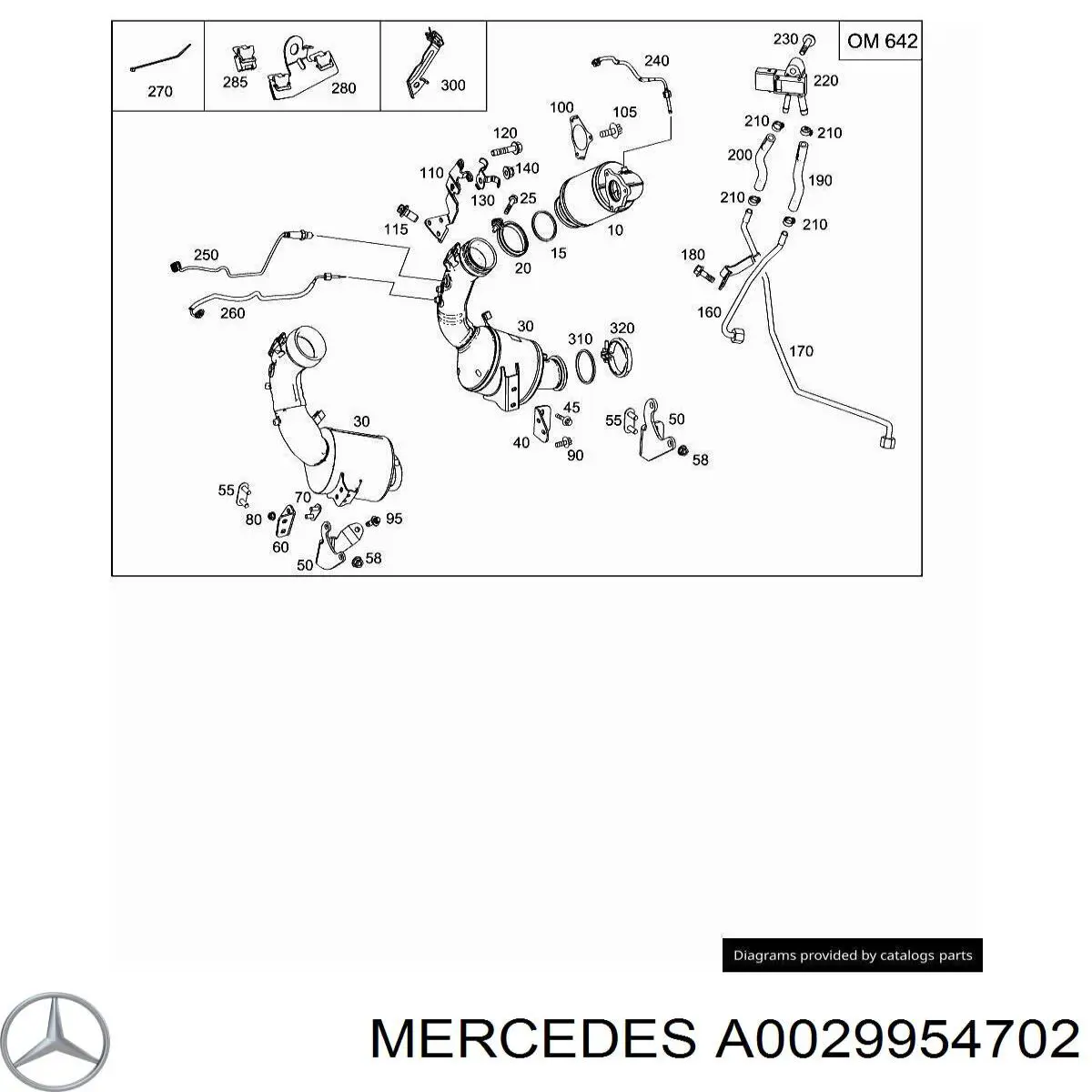 Купить A0029954702 Mercedes 
